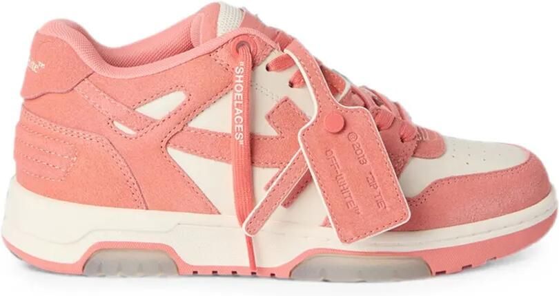 Off-White Out of Office sneakers met vlakken Roze