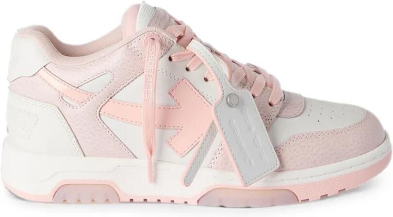 Off-White Out of Office sneakers met vlakken Roze