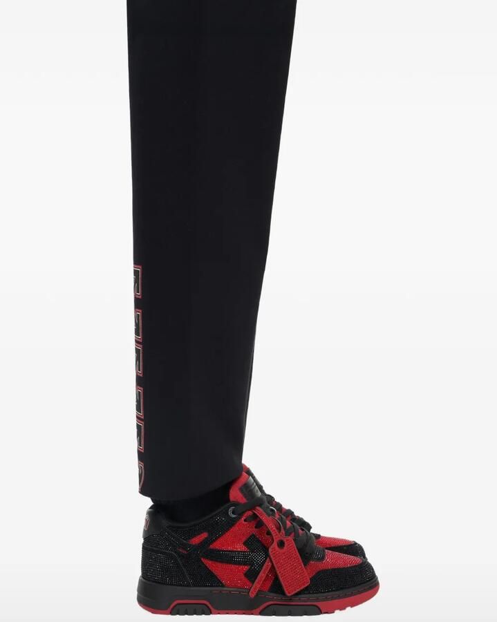 Off-White Out Of Office sneakers verfraaid met stras Zwart - Foto 3