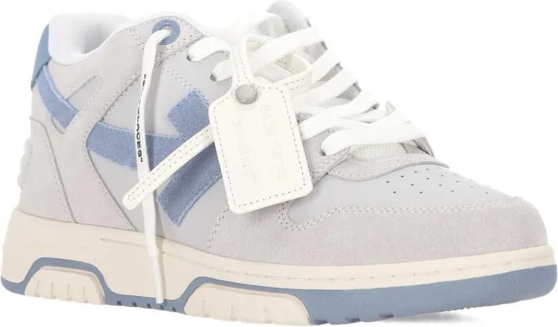 Off-White Out of Office suède sneakers Grijs - Foto 4
