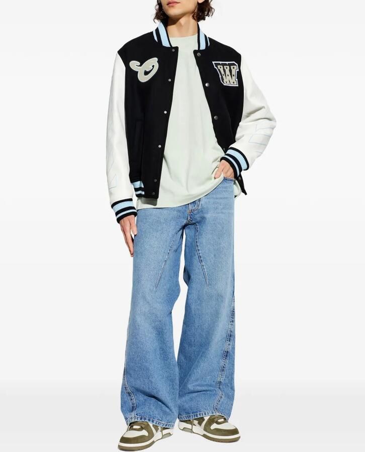 Off-White Out of Office suède sneakers met pijlen Groen - Foto 3