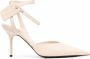 Off-White Pumps & high heels Nappa Zip Tie Sabot in beige - Thumbnail 1
