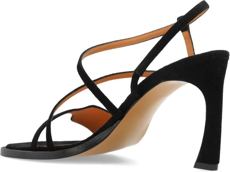 Off-White Sandalen met bandjes en hak Zwart - Foto 3
