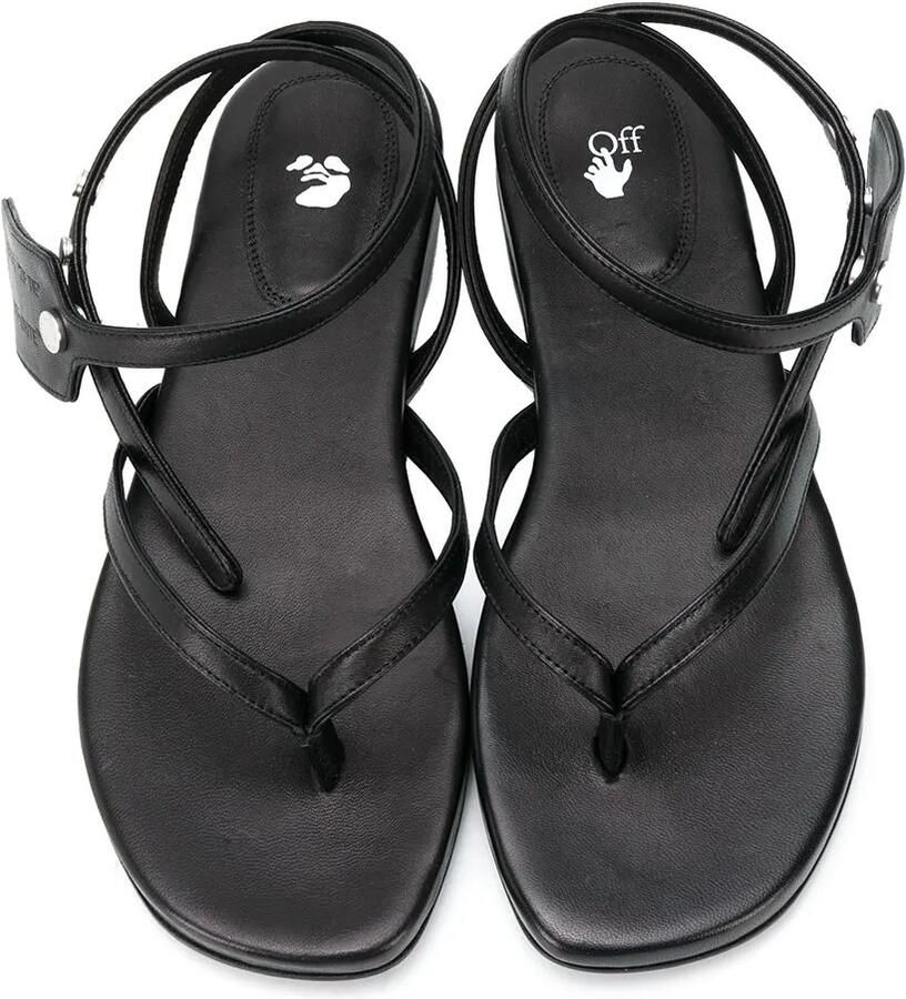 Off-White Sandalen met bandjes Zwart