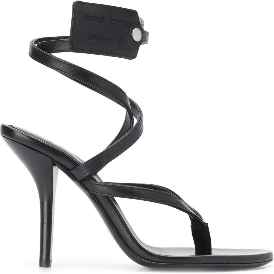 Off-White Sandalen met bandjes Zwart