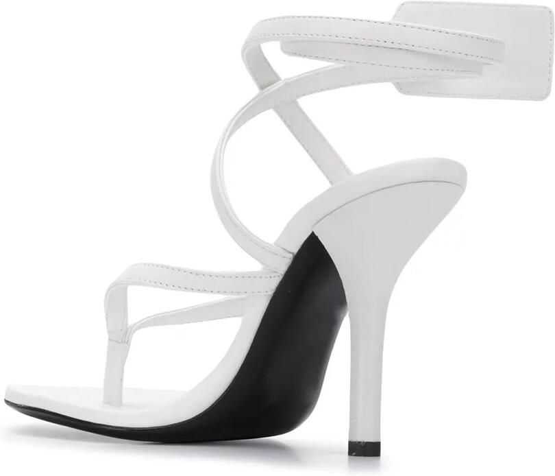 Off-White Sandalen met ritssluiting Wit - Foto 3