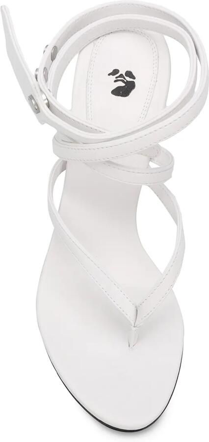 Off-White Sandalen met ritssluiting Wit - Foto 4