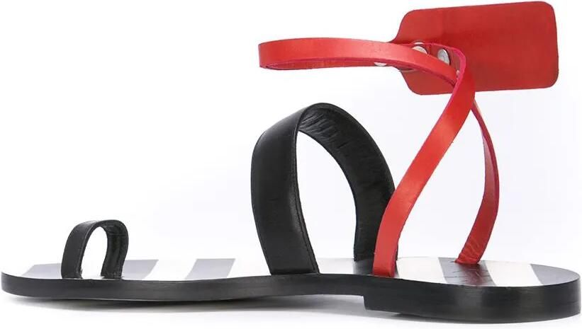 Off-White Sandalen met teenbandje Zwart - Foto 2