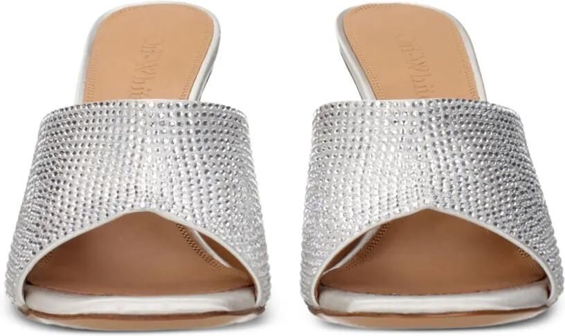 Off-White Sandalen verfraaid met kristallen Zilver - Foto 3
