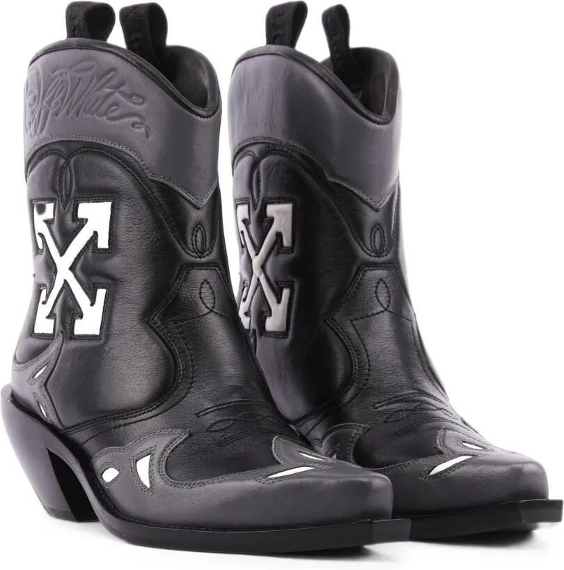Off-White Santiago laarzen zwart grijs - Foto 3