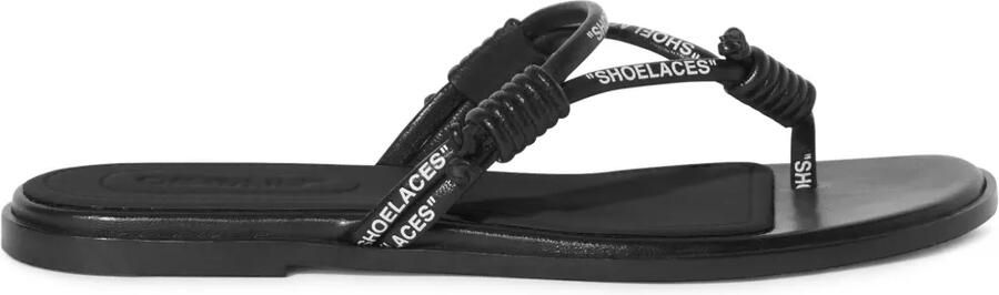 Off-White Sholace sandalen Zwart