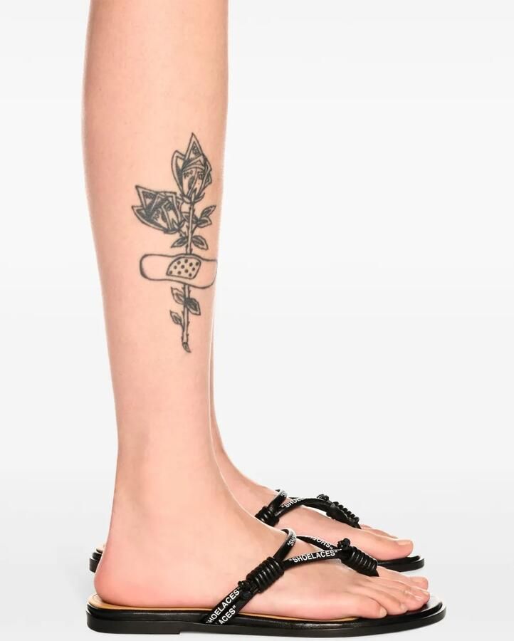 Off-White Sholace sandalen Zwart - Foto 3