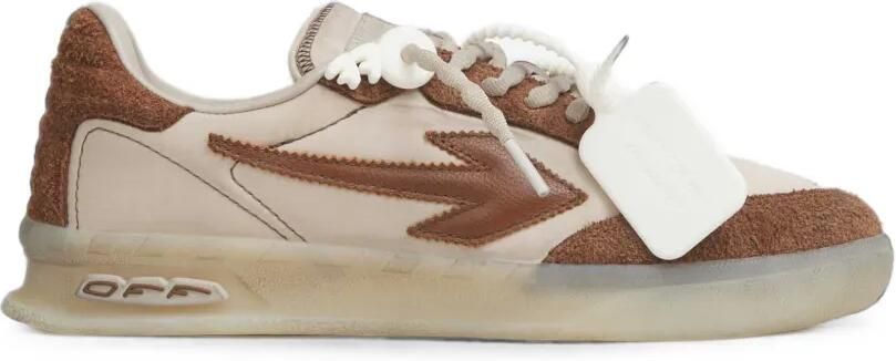Off-White Sneakers met Arrows-patch en vlakken Beige