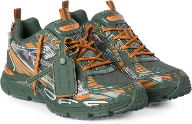 Off-White Sneakers met vlakken Groen - Foto 4