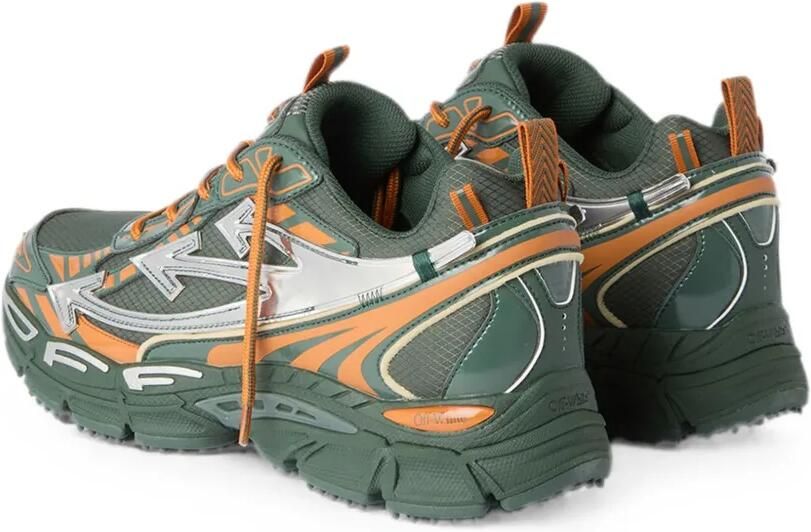 Off-White Sneakers met vlakken Groen - Foto 3