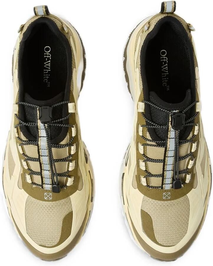 Off-White Sneakers met vlakken Groen - Foto 2