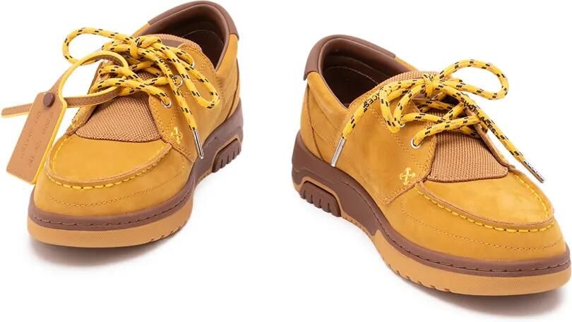 Off-White Sneakers verfraaid met Arrow Geel - Foto 4