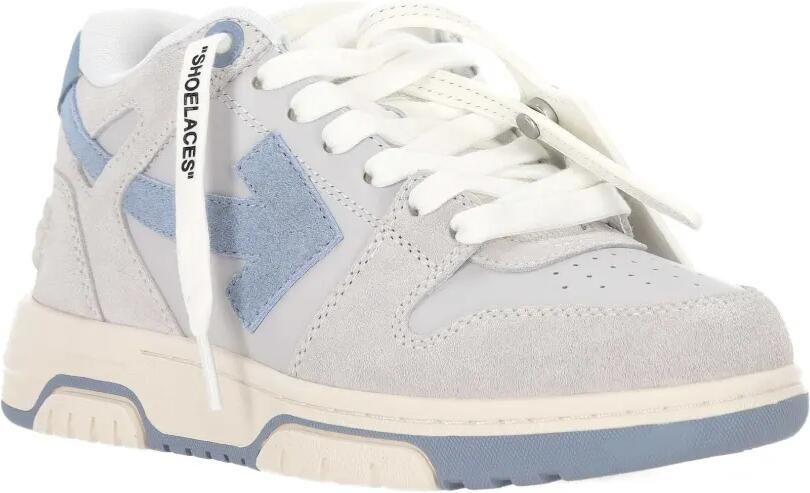 Off-White Suède sneakers met Arrow-logo Grijs - Foto 3