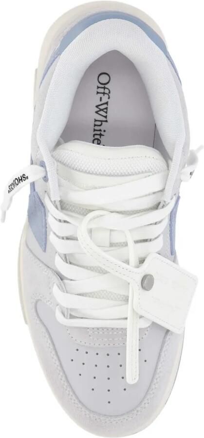 Off-White Suède sneakers met Arrow-logo Grijs - Foto 4