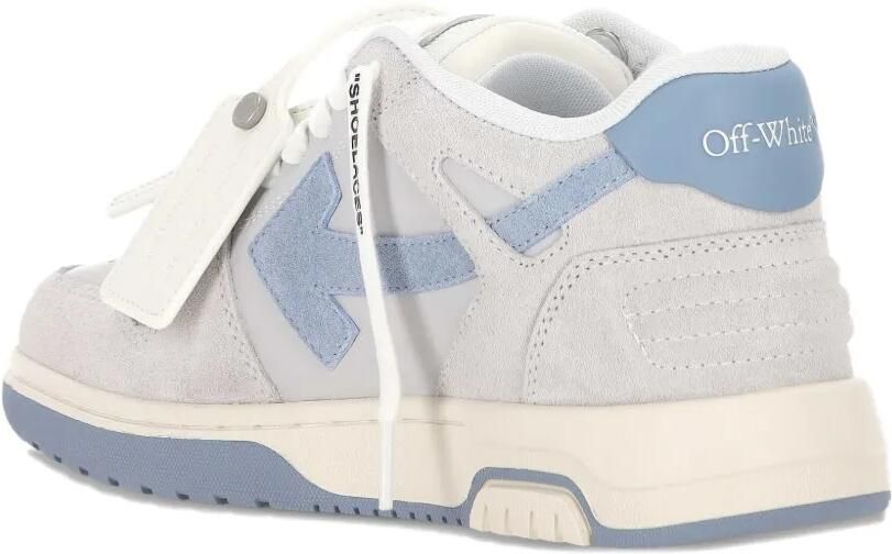 Off-White Suède sneakers met Arrow-logo Grijs - Foto 2