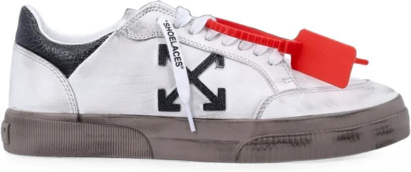 Off-White Arrows sneakers met patch Wit
