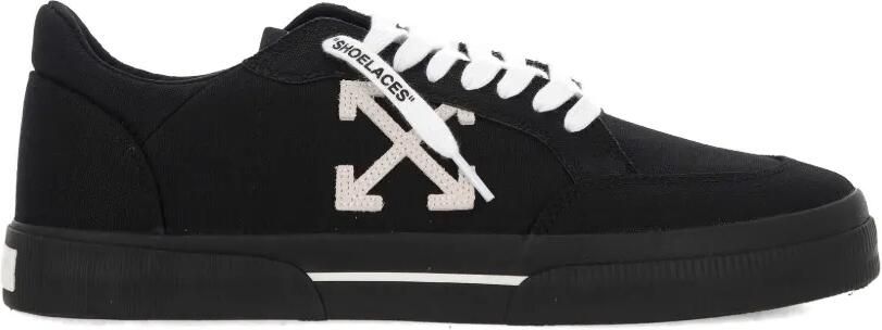 Off-White Vulcanized canvas low-top sneakers Zwart
