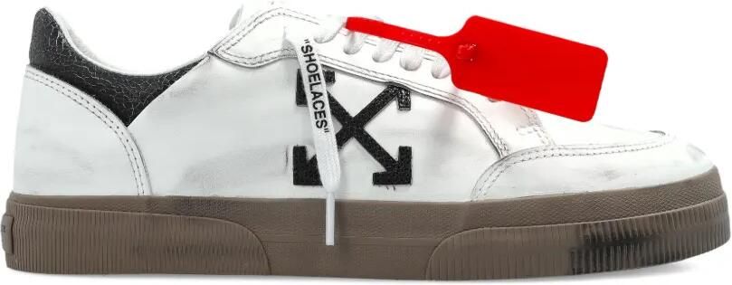 Off-White Vulcanized Low leren sneakers Wit