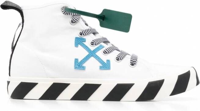 Off-White Vulcanized mid-top sneakers Wit