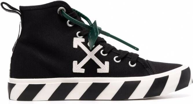 Off-White Vulcanized mid-top sneakers Zwart