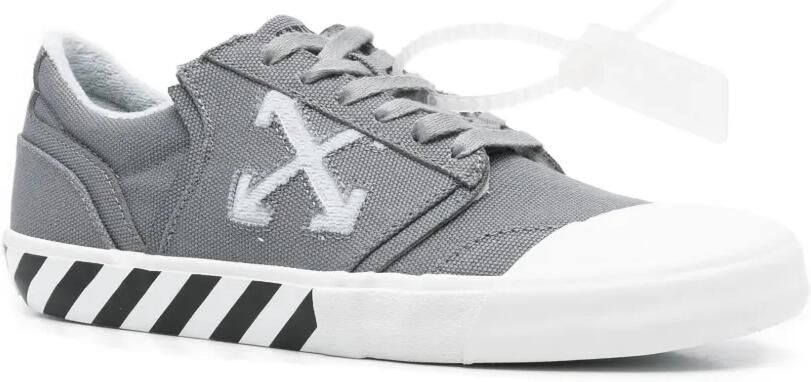 Off-White Vulcanized Undercut sneakers met streep Grijs - Foto 3