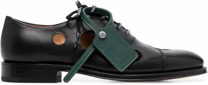 Off-White x Church's leren Oxford schoenen Zwart