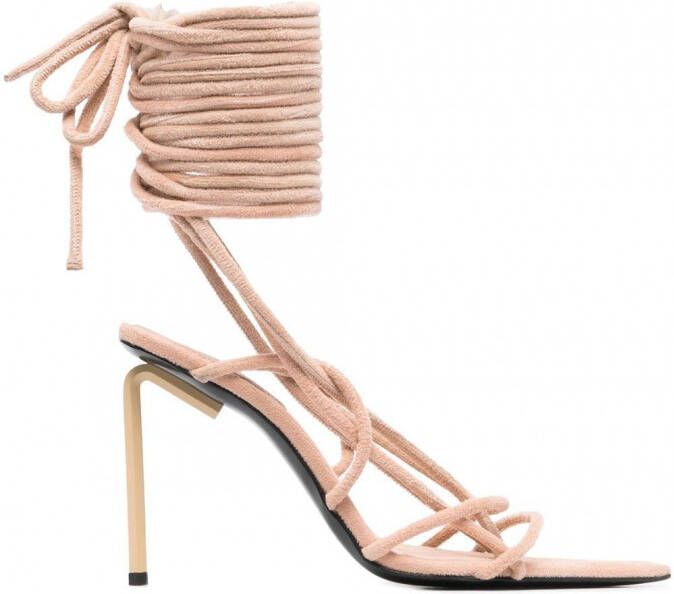 Off-White XX 100mm Tubular sandalen Beige