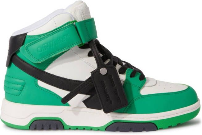 Off-White Out of Office high-top sneakers Groen