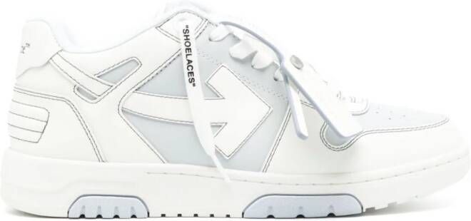 Off-White Out Of Office leather sneakers Blauw