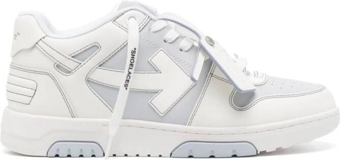 Off-White Out Of Office leren sneakers Wit