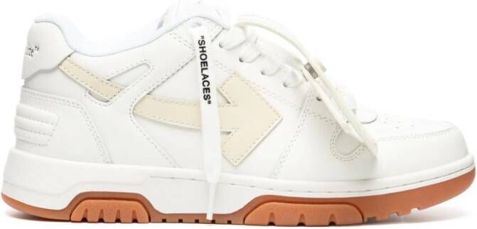 Off-White Out Of Office leren sneakers Wit