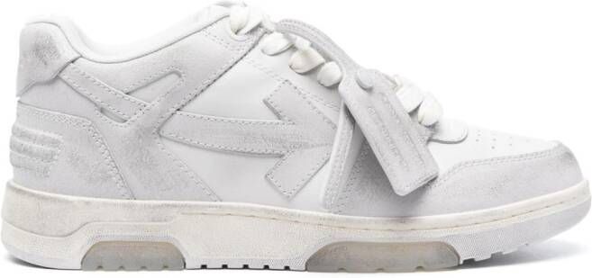 Off-White Out Of Office leren sneakers Wit