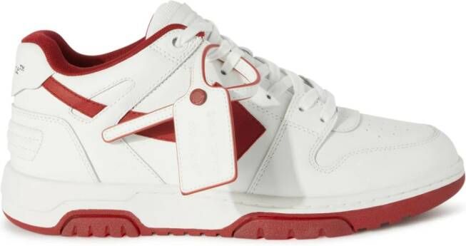 Off-White Out Of Office leren sneakers Wit