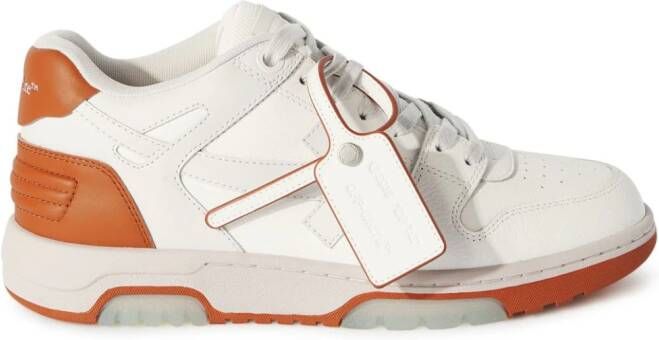 Off-White Out Of Office leren sneakers Wit
