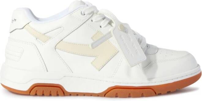 Off-White Out Of Office leren sneakers Wit