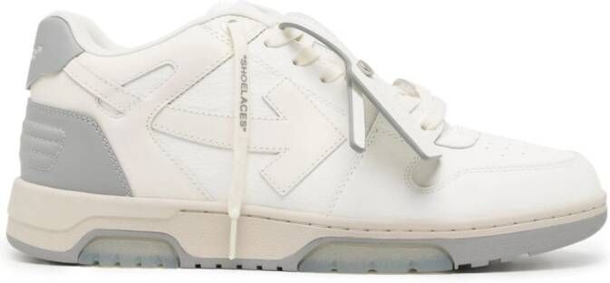 Off-White Out Of Office leren sneakers Wit