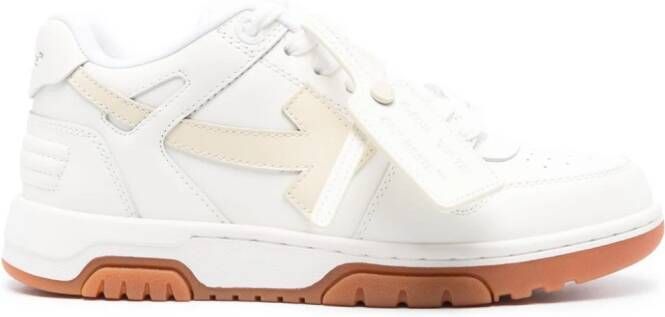 Off-White Out Of Office leren sneakers Wit