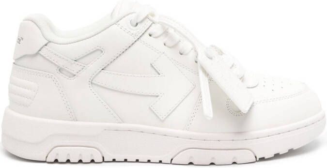 Off-White Out Of Office leren sneakers Wit