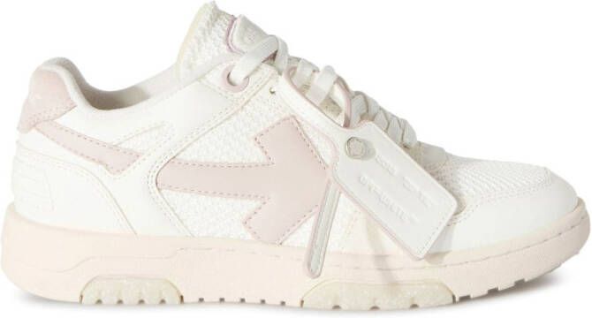 Off-White Out Of Office leren sneakers Wit