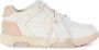 Off White Wit Roze Kalfsleer Sneakers White Dames - Thumbnail 2