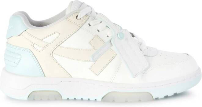 Off-White Out Of Office leren sneakers Wit