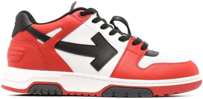 Off-White Out Of Office low-top sneakers Rood