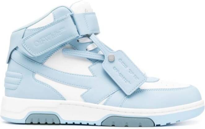 Off-White Out Of Office mid-top sneakers Blauw
