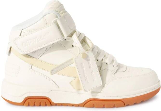 Off-White Out of Office mid-top sneakers Wit