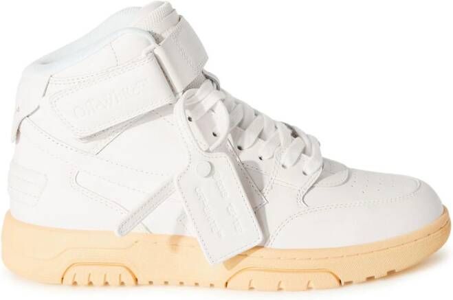 Off-White Out of Office mid-top sneakers Wit